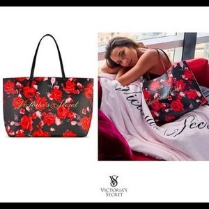 Victoria’s secret floral tote bag